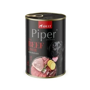 Piper 400g Marhamáj és Burgonya 65% hústartalom Kutyakonzerv